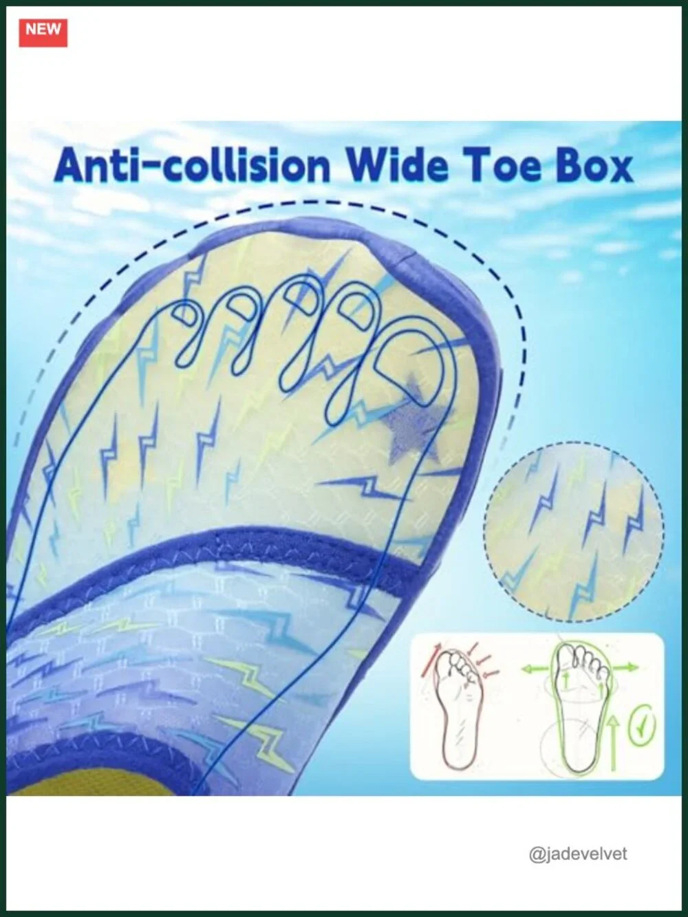 Wide Toe Box Quick Dry Barefoot Water Shoes for Boys Girls - Non Slip Aquatic